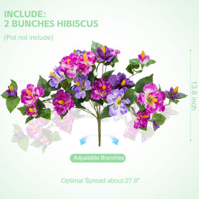 INXUGAO hibiscus dark purple bloom enriches porch styling with bold color.