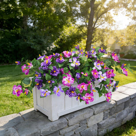INXUGAO hibiscus fuchsia bloom provides vibrant outdoor garden accent.