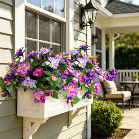INXUGAO hibiscus light purple bloom adds soft focal point to patios.