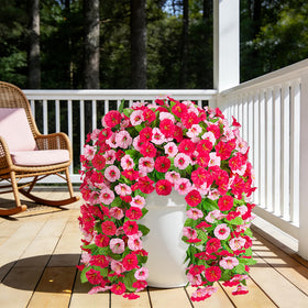 INXUGAO two-pack hanging florals add instant decor impact