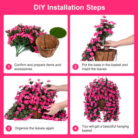 INXUGAO maintenance-free decor enhances spring-like vibes year-round.