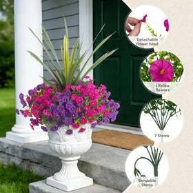 INXUGAO eucalyptus leaf detail enhances realistic outdoor arrangements.