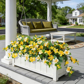 INXUGAO uv-resistant blooms stay vibrant in sunlit outdoor spaces.