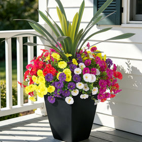 INXUGAO morning glory with eucalyptus bouquet for durable outdoor decor.