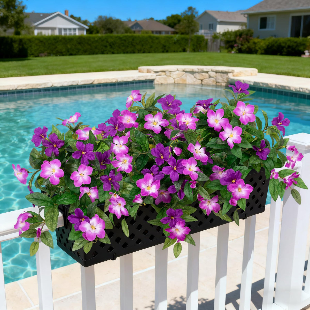 INXUGAO outdoor hibiscus for planters adds instant color to entrances.