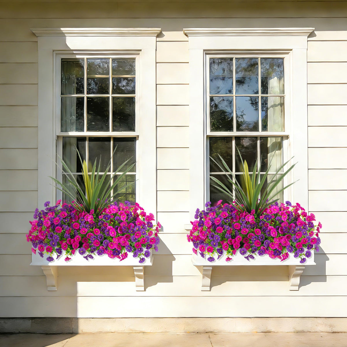 INXUGAO silk morning glory stems provide lifelike height.