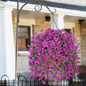 INXUGAO patio decor with flower basket for outdoor charm