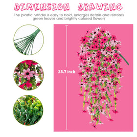 INXUGAO realistic fake plants suitable for balconies and boxes