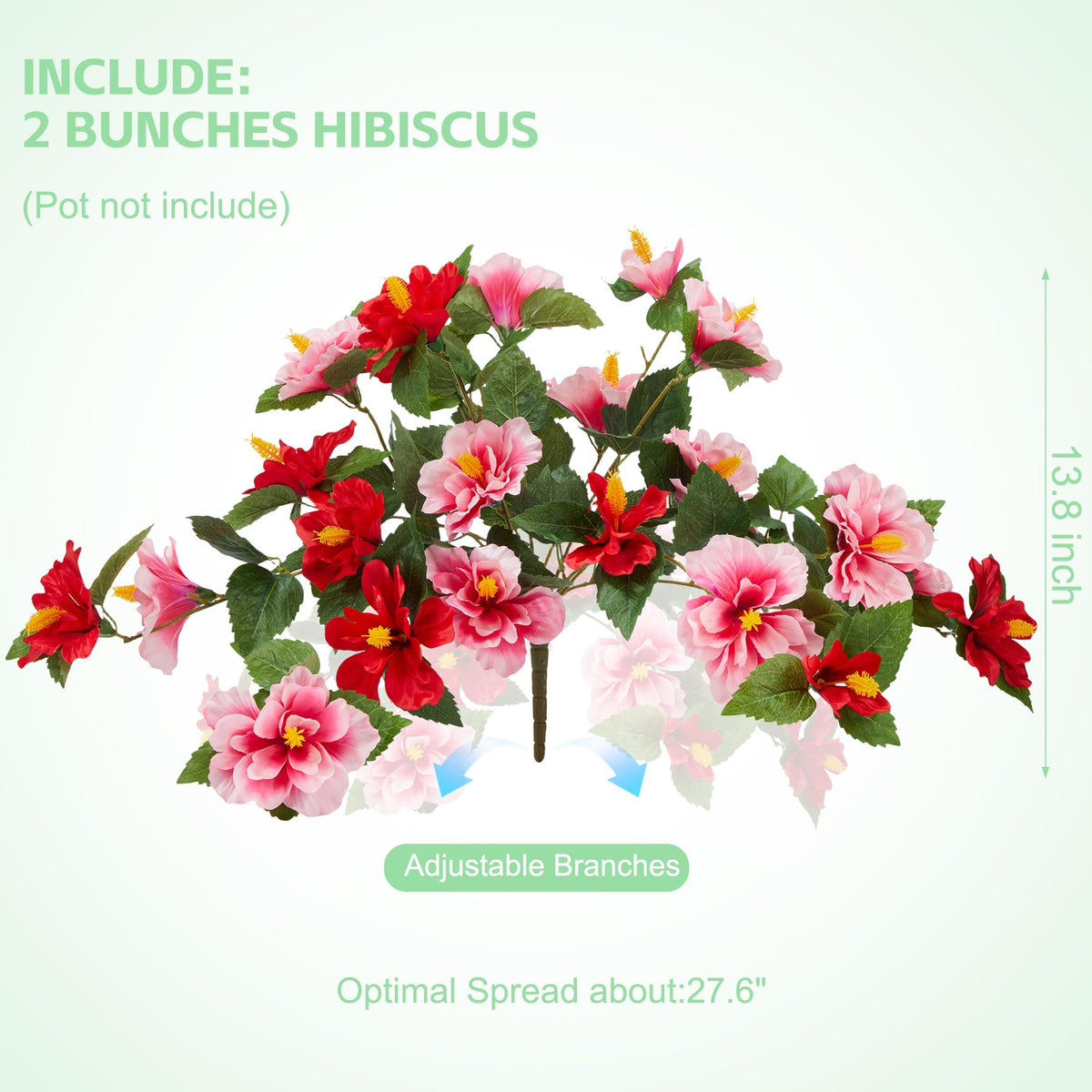 INXUGAO silk leaves with UV resistance for lasting outdoor displays.