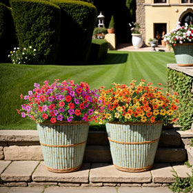 INXUGAO twelve-bundle set provides versatile outdoor decor options.