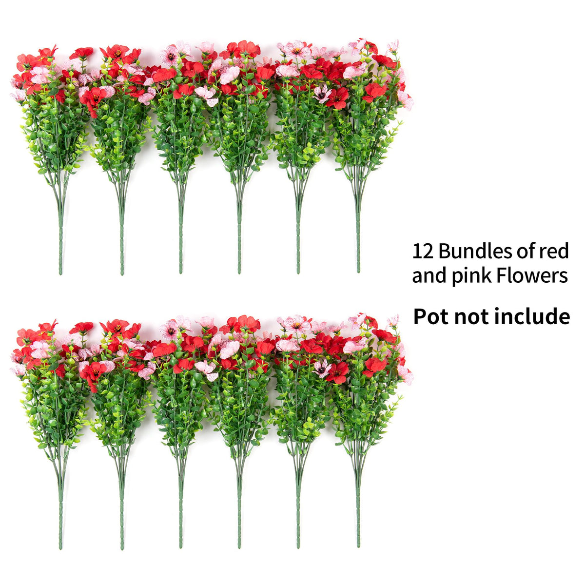 INXUGAO UV-resistant daisies withstand sun and weather without frequent replacement.