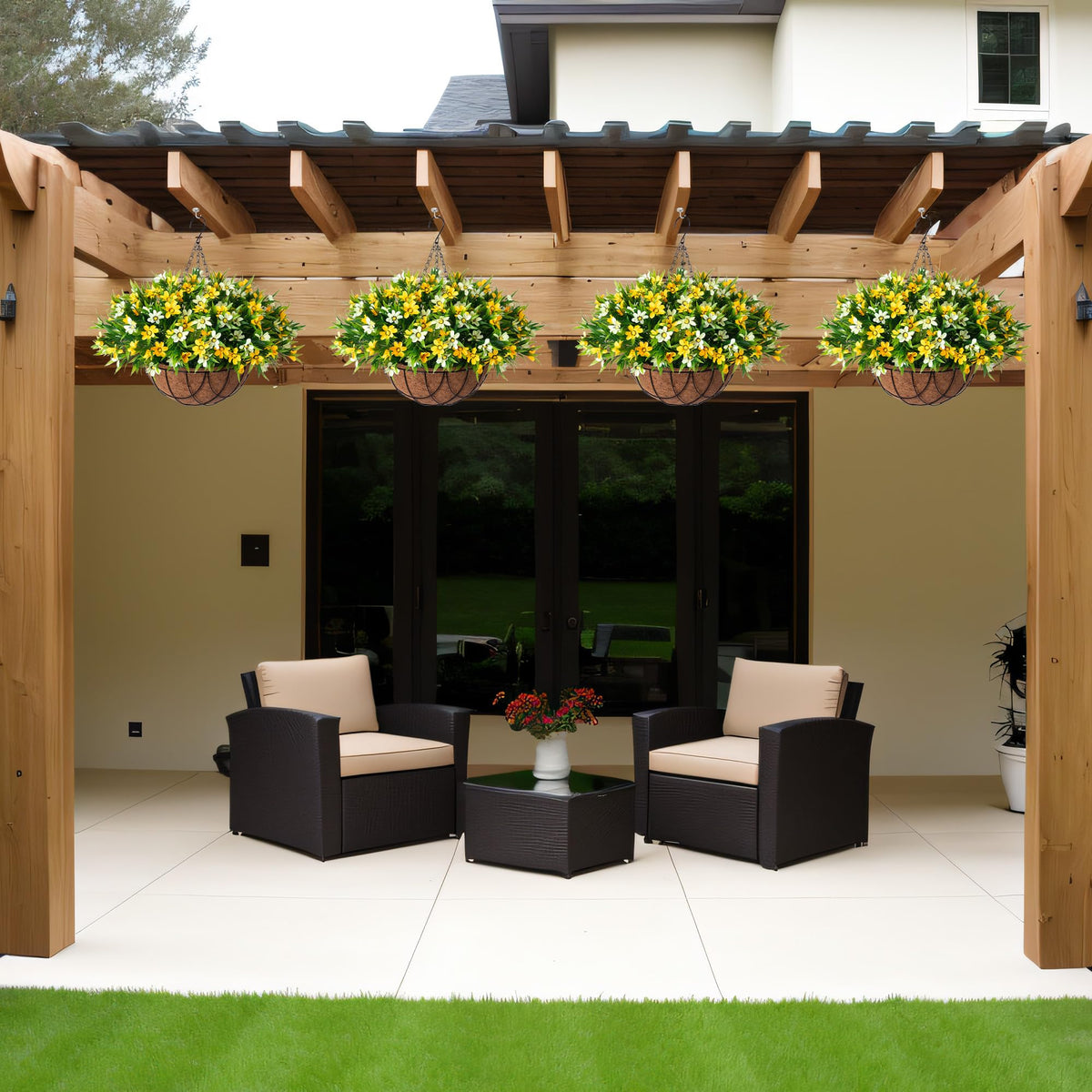 INXUGAO weatherproof outdoor decoration for balcony or garden