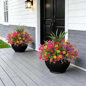 INXUGAO window box collection provides year-round color with UV resistance.