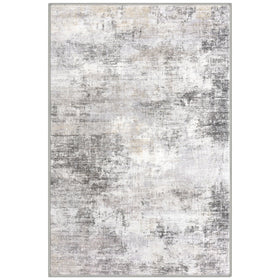 IOHOUZE abstract area rug 3x5 printed pattern resists fading for long-lasting style.