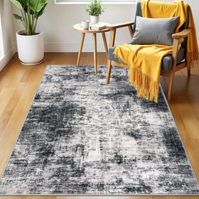IOHOUZE 3x5 rug cushions feet in kitchen areas for easy care.