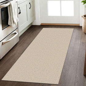 IOHOUZE beige khaki weave maintains color through multiple washes.