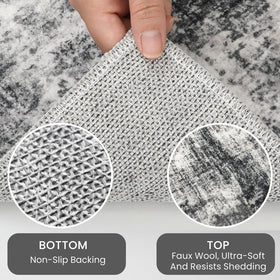 IOHOUZE printed abstract design enhances rooms with modern flair.