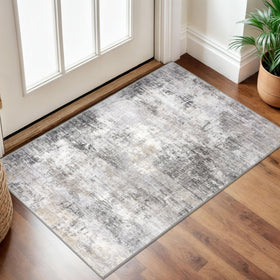 IOHOUZE small abstract rug 2x3 front door mat with non-slip backing for entryways.