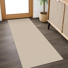 IOHOUZE washable runner rug with non-slip backing for busy homes.