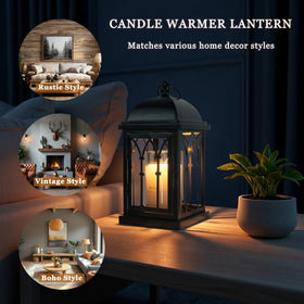 Iomolfie bedroom-decor scene conveys cozy ambiance without flame.