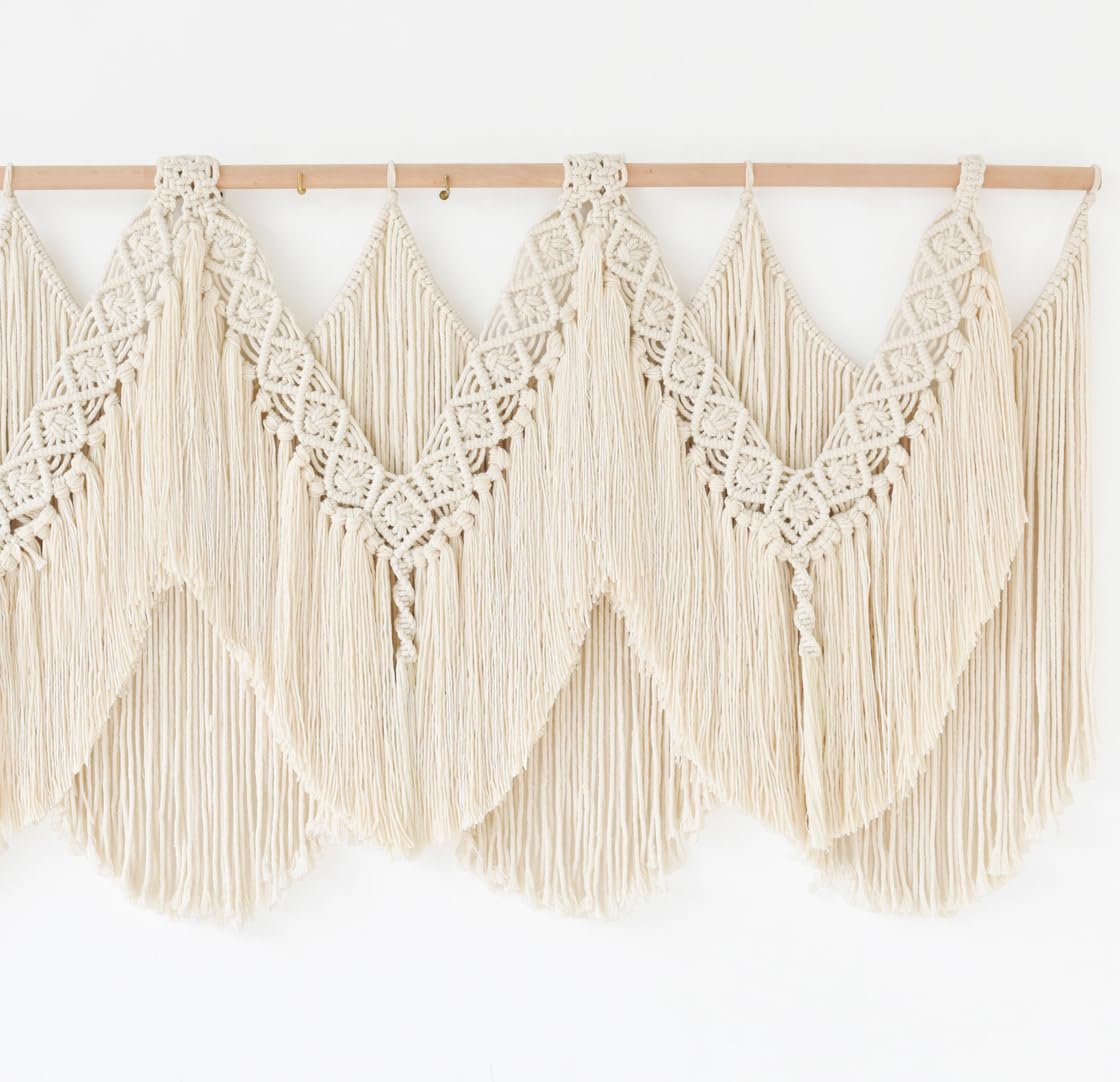 IOWER macrame wall hanging boho texture adds warmth to living spaces