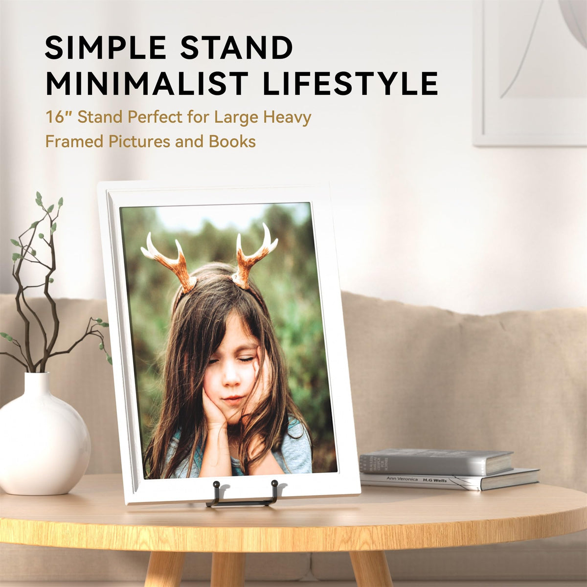 IPAME display stand elevates plates, signs, and decor on tables and shelves.