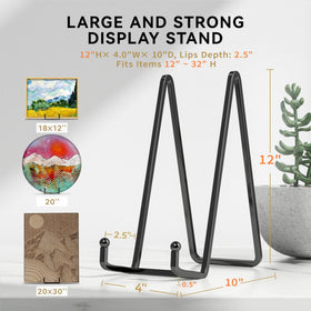 IPAME plate stand sturdy construction detail highlights durable wrought iron frame.