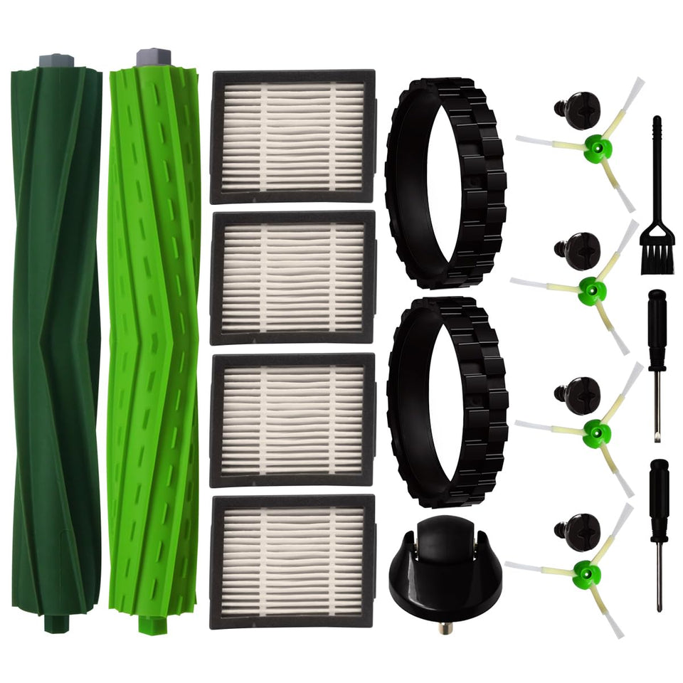 iParto Roomba side brush set improving edge cleaning and debris pickup