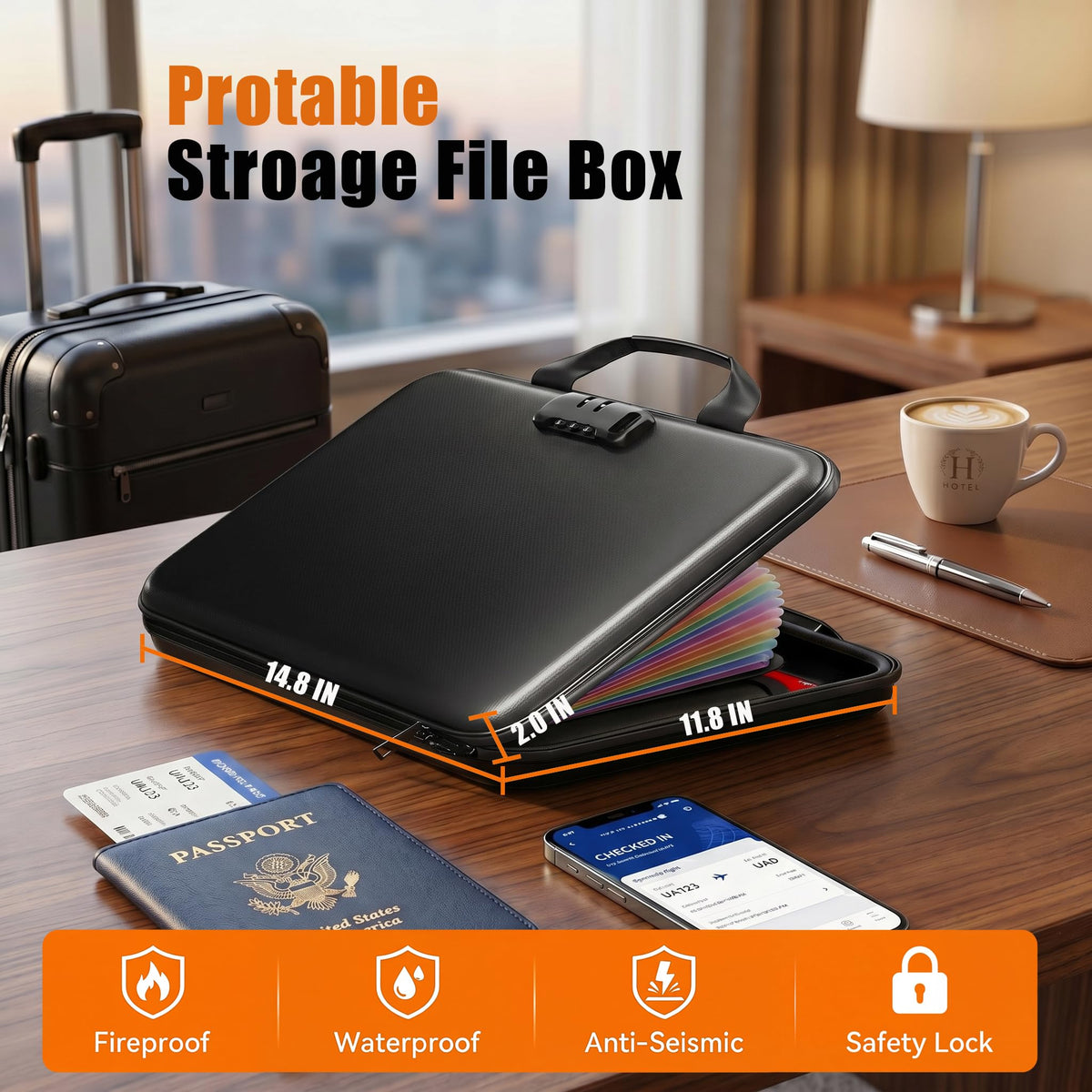IPYIPY lightweight carrying handle enables easy transportation.