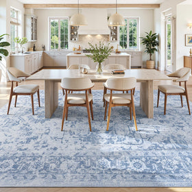 Iplusmall vintage medallion rug adds warmth to living rooms