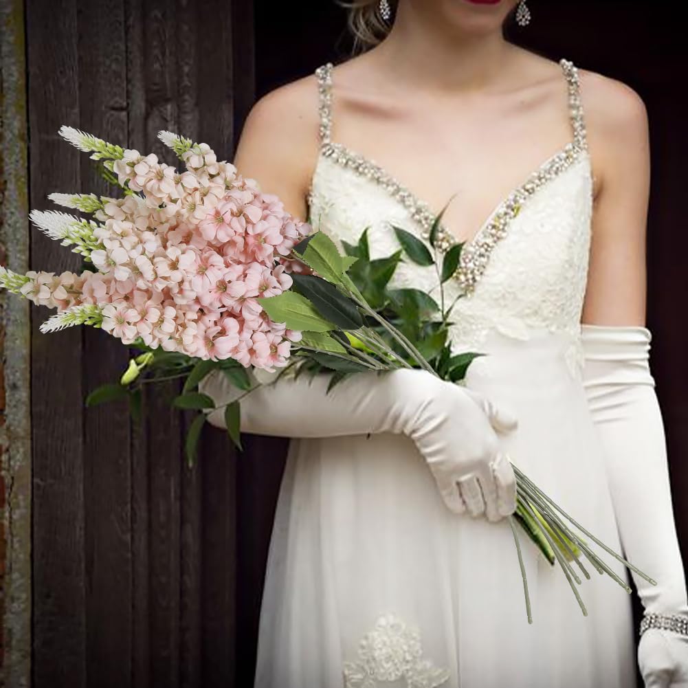IPOPU indoor/outdoor decorative flowers in pink for celebrations.