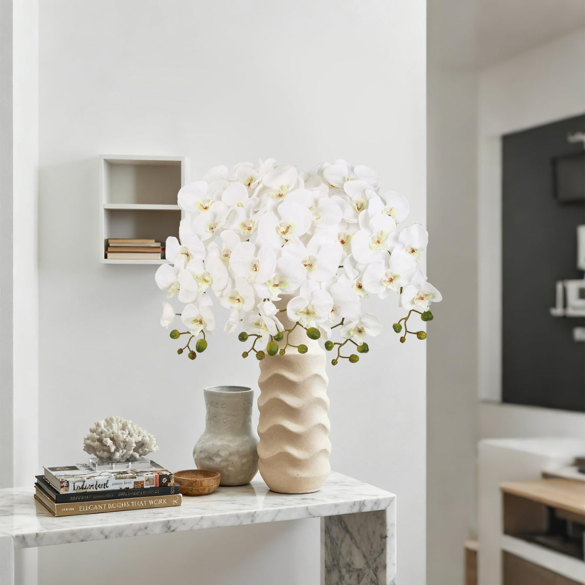 IPOPU Home party orchid accents brighten rooms.