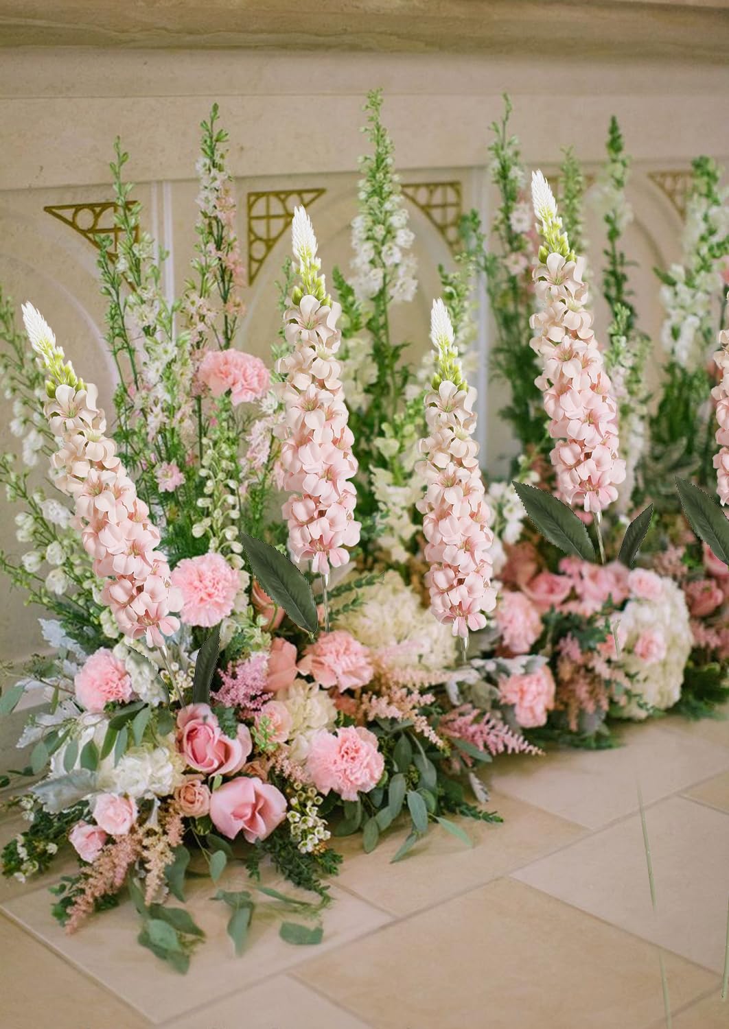 IPOPU reusable silk flowers that won’t wilt for events.