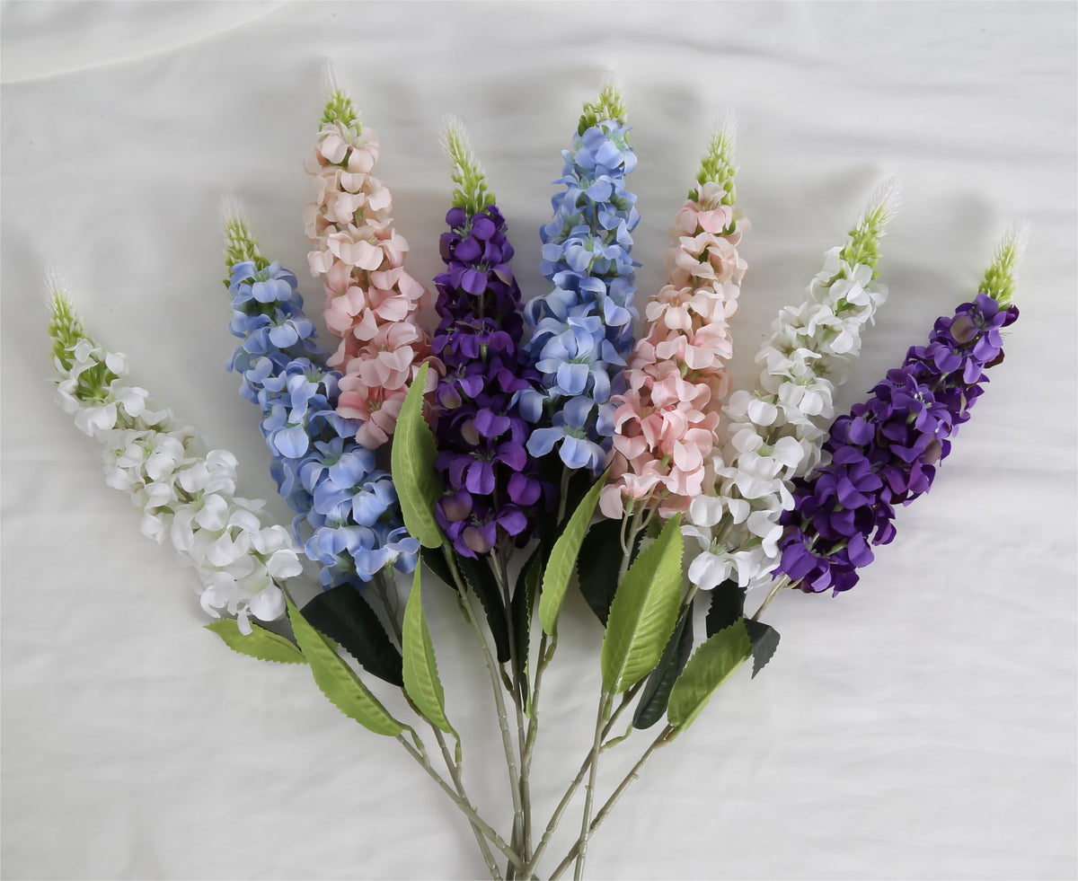 IPOPU reusable artificial flowers delphinium for multiple events
