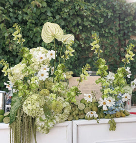 IPOPU delphinium artificial flowers ideal for wedding centerpieces and elegant tables.