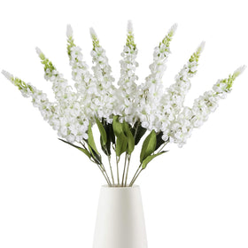 IPOPU white snapdragon artificial flowers with 74cm stems for elegant centerpieces