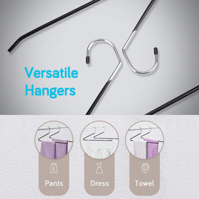 IPOW ultra-thin closet hanger saving closet space and improving flow
