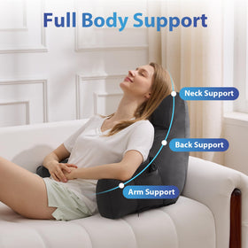 IPYNBAP portable back pillow with handle for easy moving.