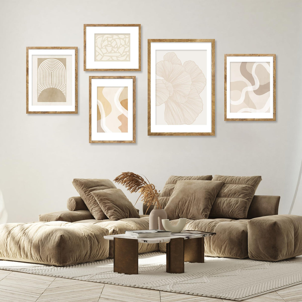 iRahmen 11x14 frame with mat displays artwork securely