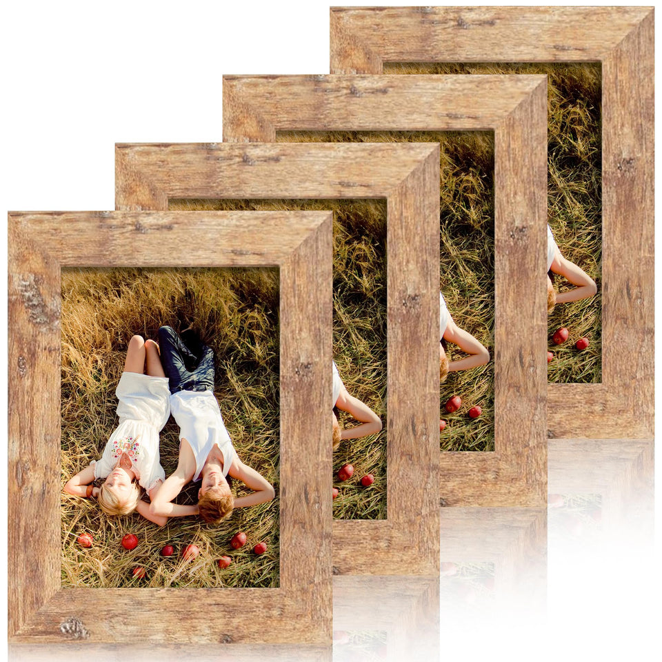 iRahmen 4x6 picture frame set with multi-frame display for cohesive home decor
