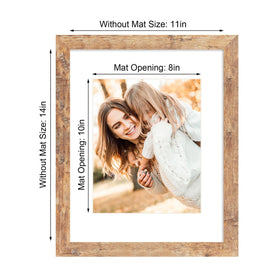 iRahmen durable MDF frame in rustic tone for everyday decor