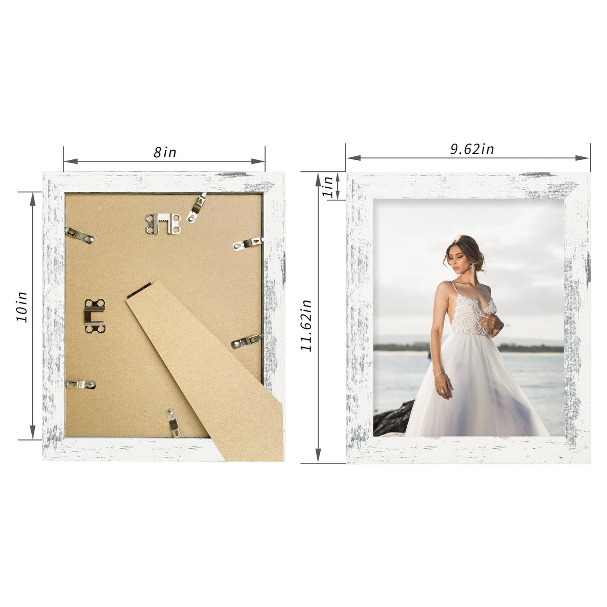 iRahmen easel-back design for easy desk display with stability