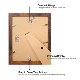 iRahmen easel-back option for stable tabletop display