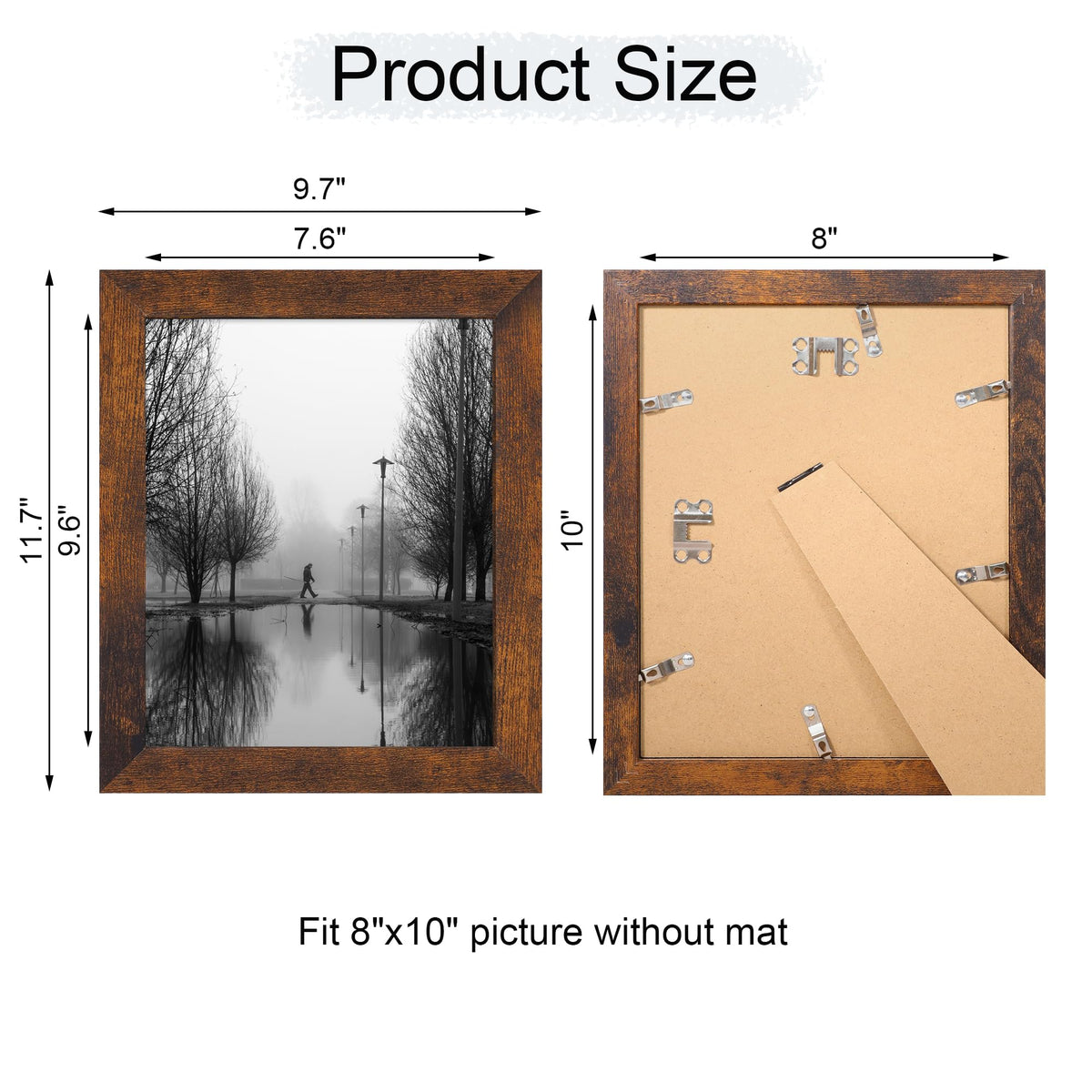 iRahmen frames support vertical and horizontal hanging for versatile layouts