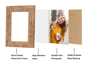 iRahmen real glass framing provides clear viewing and durable protection