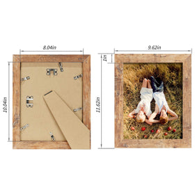 iRahmen rustic brown 8x10 frame wall mounting for elegant display