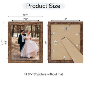 iRahmen wall-hanging kit supports vertical or horizontal mounting.