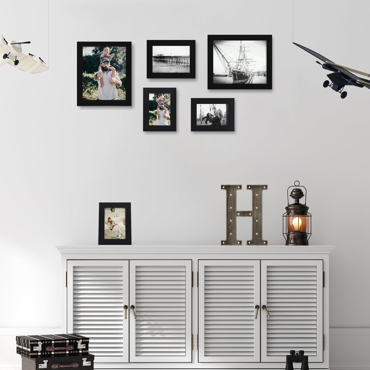 iRahmen wood black certificate frame with real glass enhances clarity