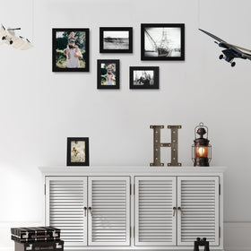 iRahmen wood black certificate frame with real glass enhances clarity