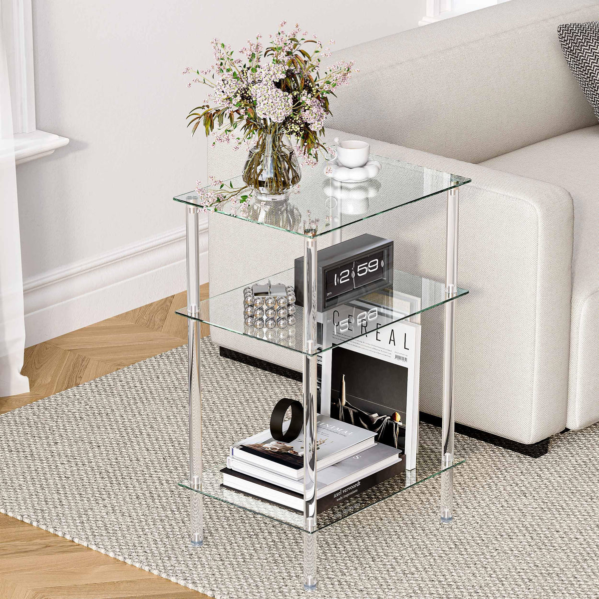 IRCPEN 3-tier storage layout helps keep magazines within reach